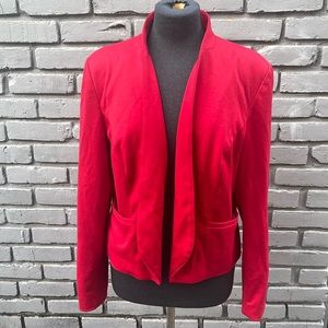 Bright Red Comfy Blazer